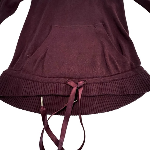 Lululemon Sweet Savasana Pullover Hooded Sweater Heathered Bordeaux Size 4 - Picture 15 of 16